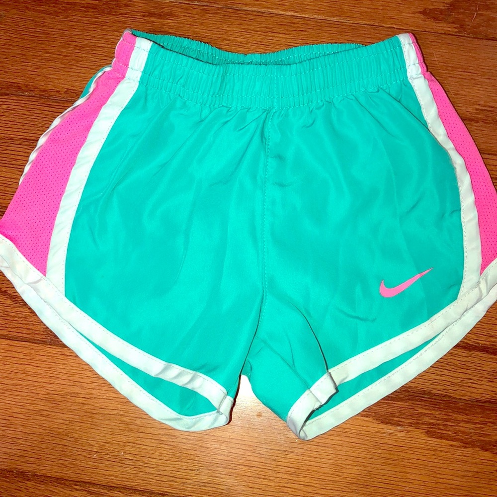 Teal and pink nike shorts!